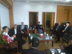 德晟集團(tuán)公司董事長(zhǎng)羅偉民會(huì)見中國五冶集團(tuán)有