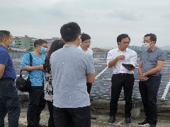 廣州市財政局局長陳雄橋帶隊調(diào)研德晟嘉恒光伏